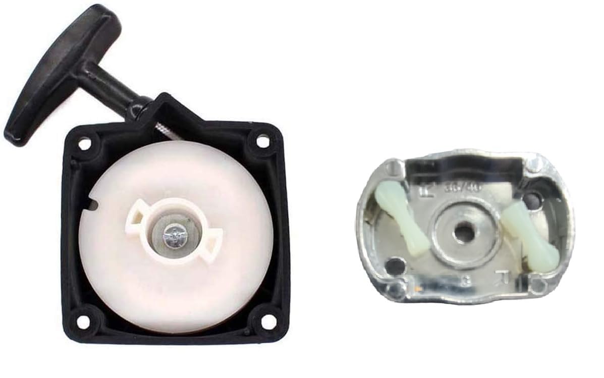 Pezzo di ricambio originale del produttore: 1 x lanciatore/avviatore + campana di azionamento per decespugliatore, coclea o multifunzione 5 in 1 interasse dei fori di fissaggio: 67 mm. Dimensioni su