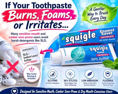 Squigle - Enamel Saver Toothpaste Peppermint, 4 Oz. 1 Tube by Squigle – Ansicht 2