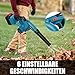 Akku Laubbläser für Bosch Professional 18V System Akku, 2-in-1 Elektrischer Hand-Laubbläser Gebläse und Staubsauger Geeignet für Räumen von Einfahrten, Terrassen und Schneeräumung...(Ohne Batterien)