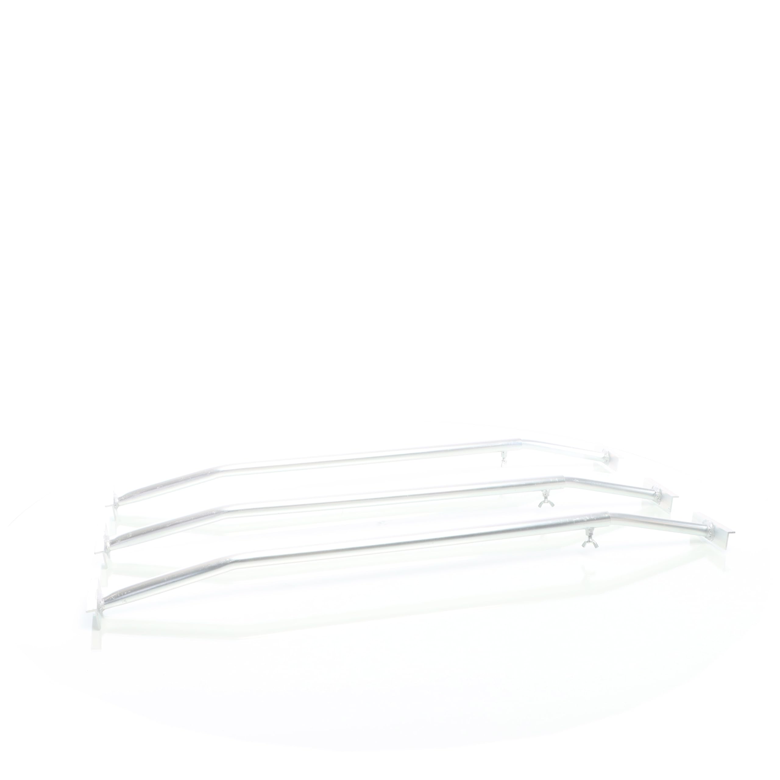 XPOtool Staffe telo per rimorchi leggeri e carrelli appendice, 3 barre allungabili 100-145cm, in alluminio