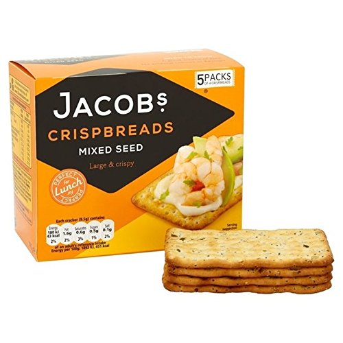 Jacob's Crispbreads Mixed Seed 5 x 4 per pack Pack of 6