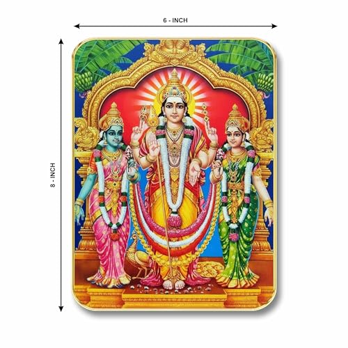 Image of SAF Divine Ram Darbar Wall Art with Table Top Stand & Wall Hanging Hole | Premium MDF Religious Painting for Mandir Living Room Bedroom Office Home Decor Gift SK-02
