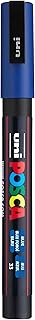 uni-ball 186551 - Marcador POSCA con punta fina redonda, azul oscuro