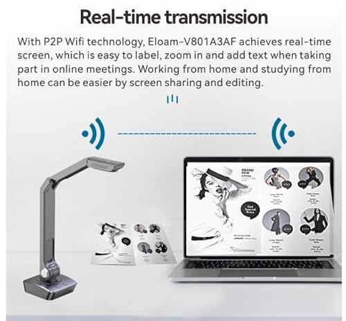 V801A3AF A3 High-Speed OCR USB Interface Flatbed Scanner High Visualizer Document Camera in Stock for School