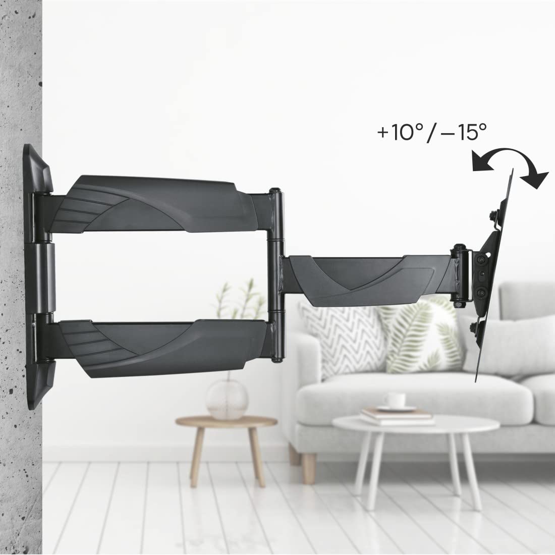 Uchwyt ścienny do telewizora, wychylny, wysuwany, 122 cm (48") do 35 kg