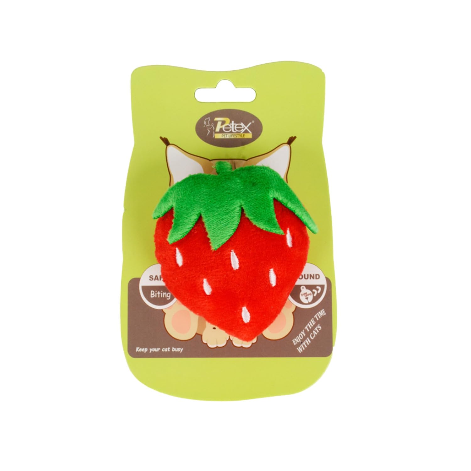 PETEX Microfiber Cat Strawberry Toy for Pets | Red | Set of 1 (B0CXQ14K8M) Amazon Price History, Amazon Price Tracker