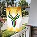 SMHYQ4Q South African Flag Sprinbok Garden Flag Vertical Double Sided Decor Yard Outdoor Decorative Flag 12.5