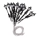 Produktbild Sharplace 20pcs/Pack Edelstahl LED Licht Draht Laternenpfahl 1/200 für Diorama Architektur - T01 1:100