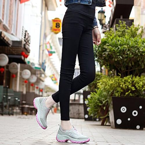 Women's Mesh Slip On Walking Sneakers with Arch Support Platform Casual Sport Shoes Comfort Lightweight Breathable Running Shoes4