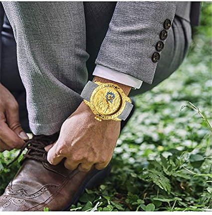 人気商品 ファッション メンズ 機械式自動巻き腕時計 3d刻印 50mm 自動巻きブラック 50mm スポーツ腕時計 大きな文字盤 防水 ドラゴン 腕時計 Binghamtonhots Com