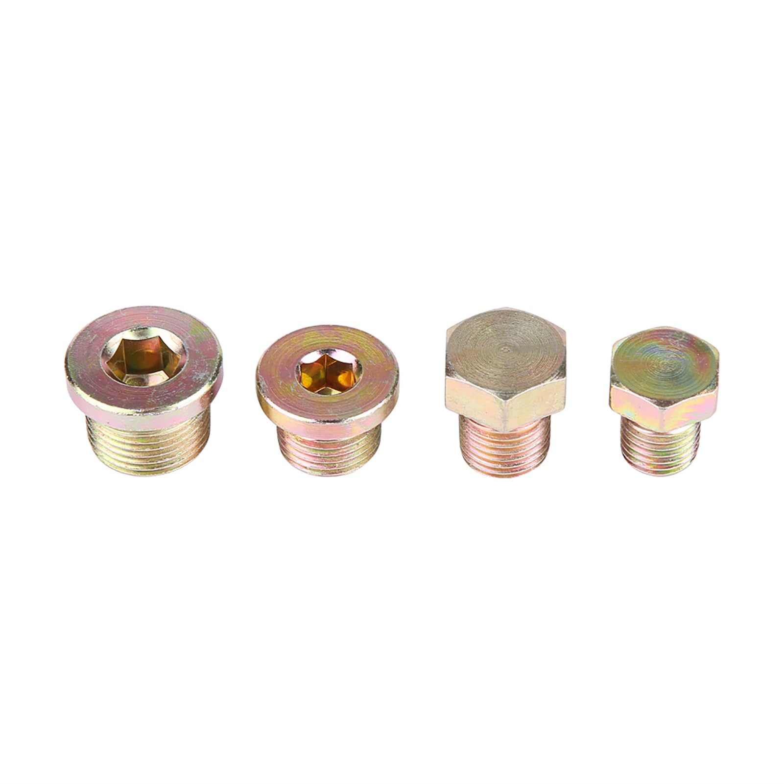 64 pezzi kit di riparazione filettatura coppa dell'olio set di strumenti per tappi di scarico della coppa dell'olio con rubinetti M13 M15 M17 M20 rondelle per auto veicoli