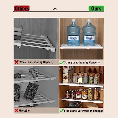 Suzlon LARGE (L:17"~31.5"; W:11.8") Adjustable Closet Storage Shelves thumb #5