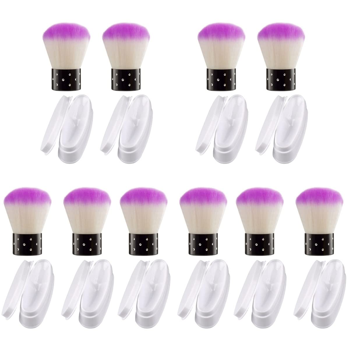 FRCOLOR 10 Set Dip French Dip Powder Nail Kit Dip Powder Organizer Strumenti per Manicure Organizzatori di Polvere con