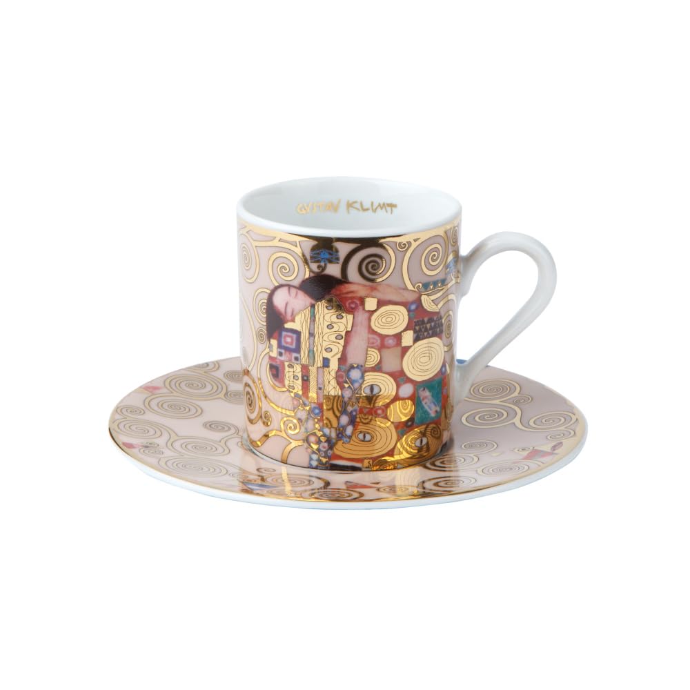 Goebel 66515701 Espresso Cup and Saucer with Gustav Klimt Fulfilment Design