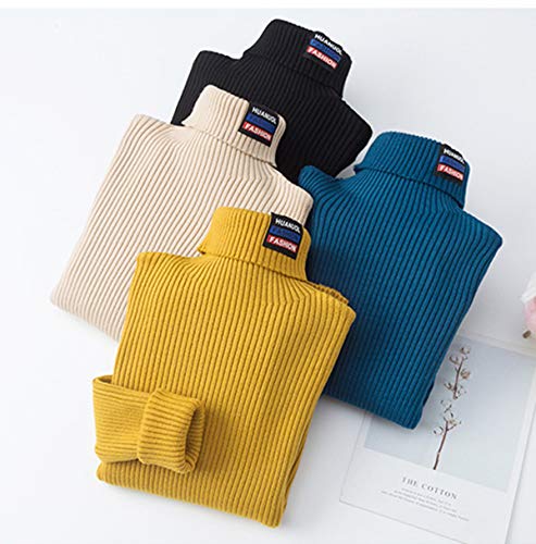 TOHD Big Boys Sweater Children's Long-Sleeved Turtleneck Pullover Sweater4