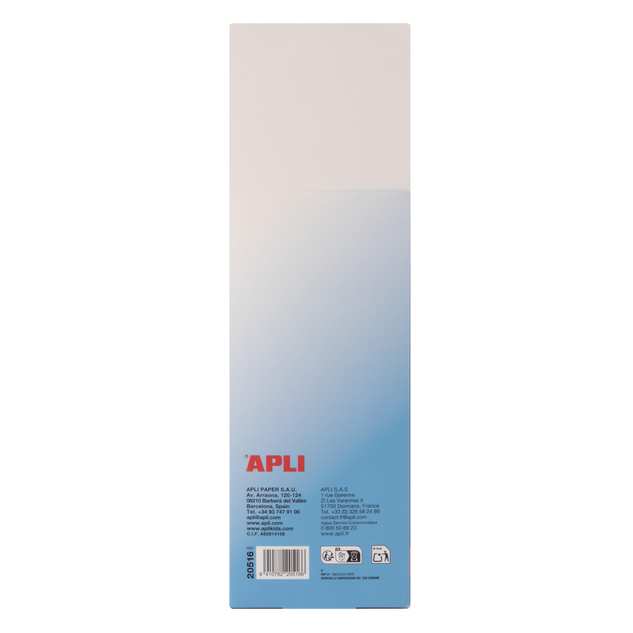 APLI 20516 - Espositore penne gel cancellabili punta 0,5 mm
