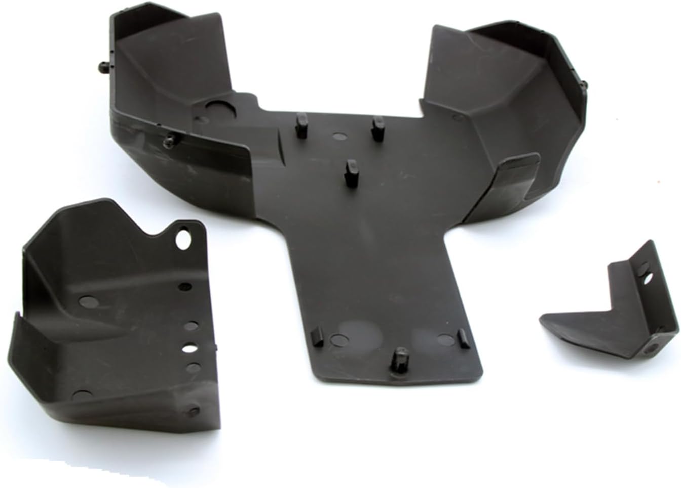 FLMLF Plastic Under Body Guard Kit for 1/5 HPI ROFUN BAHA KM ROVAN Baja 5B 5T 5SC Rc Car Parts