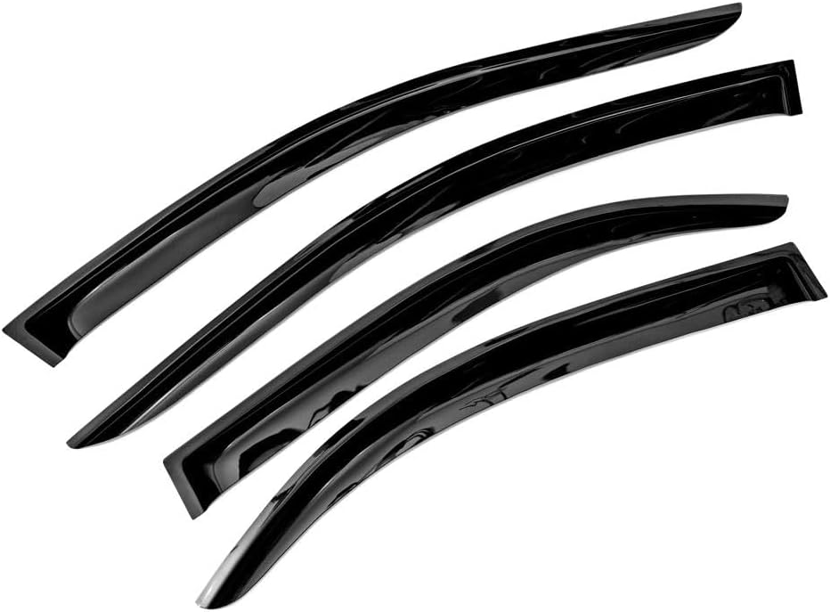 alittlepanda Smoked Tape-On Side Window Visors for 2008–2013 Rogue