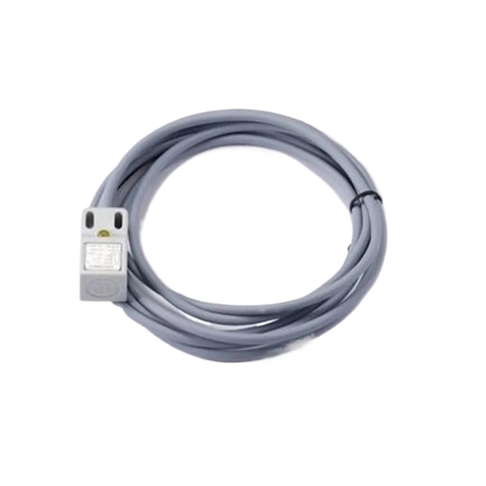 PHNOITPQ 2PCS Square Proximity Switch Metal Induction Sensor Waterproof and Oil Proof NPN PNP DC Output 4mm Detection Distance