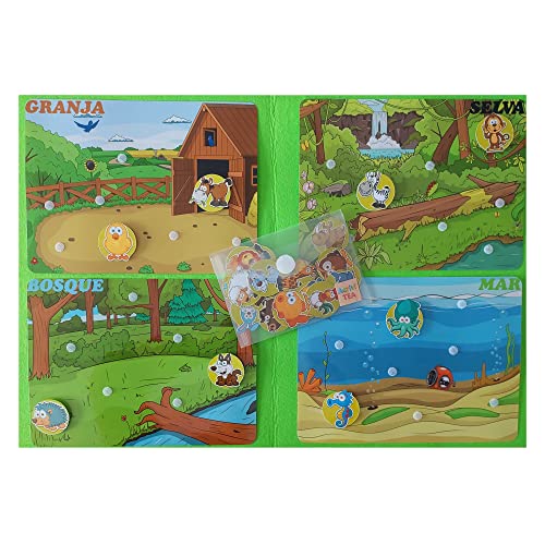 Juego ¿Dónde viven los animales?