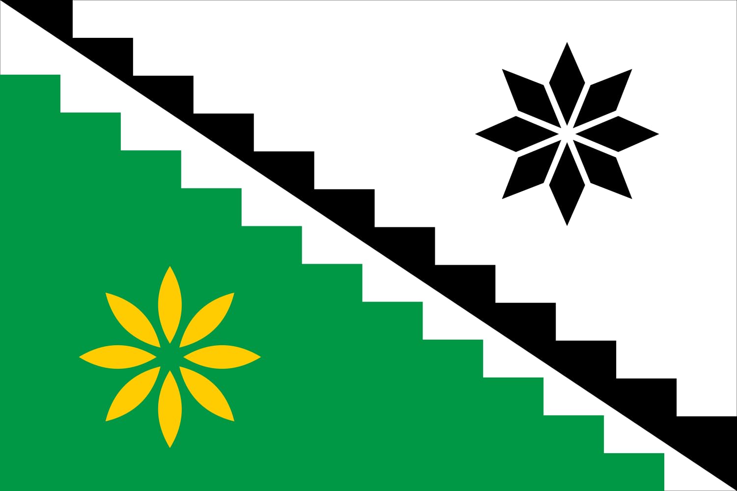 Drapeau Belovsky District pour décoration murale et événements thématiques