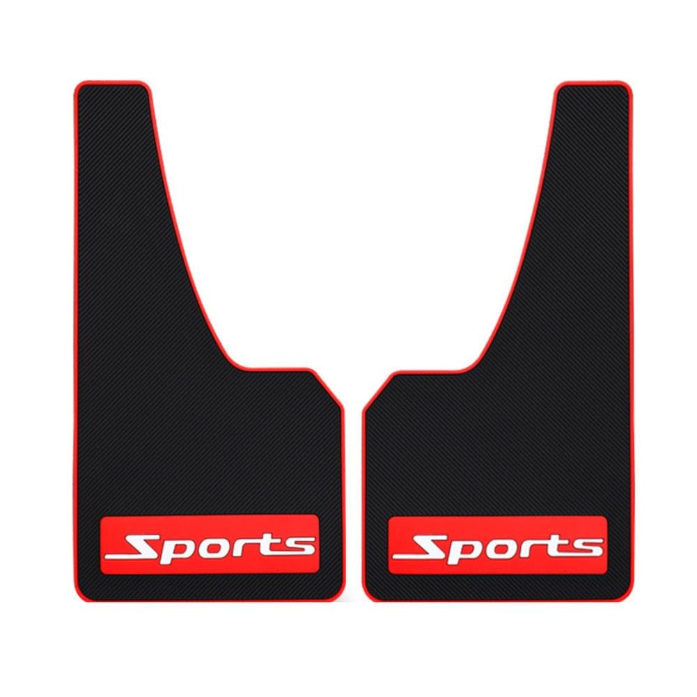 Lot de 4 bavettes garde-boue en caoutchouc pour garde-boue de voiture, 0,5 cm d'épaisseur, protections anti-éclaboussures anti-collision pour l'avant et l'arrière, ajustement universel pour