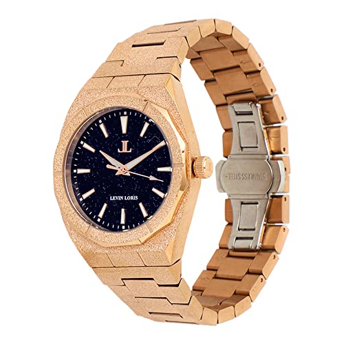 Image of Men's Luxury Premium Stainsteel Steel Band, Japanse Miyota Movement, Waterproof Wrist Quartz Watch