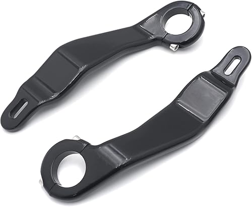 Miniatura 4 de HongK - Kit de soporte de soporte de carenado negro para motocicleta compatible con H-D Road Glide FLTRX 2015-2022 [P/N: MT456-001-GBK]