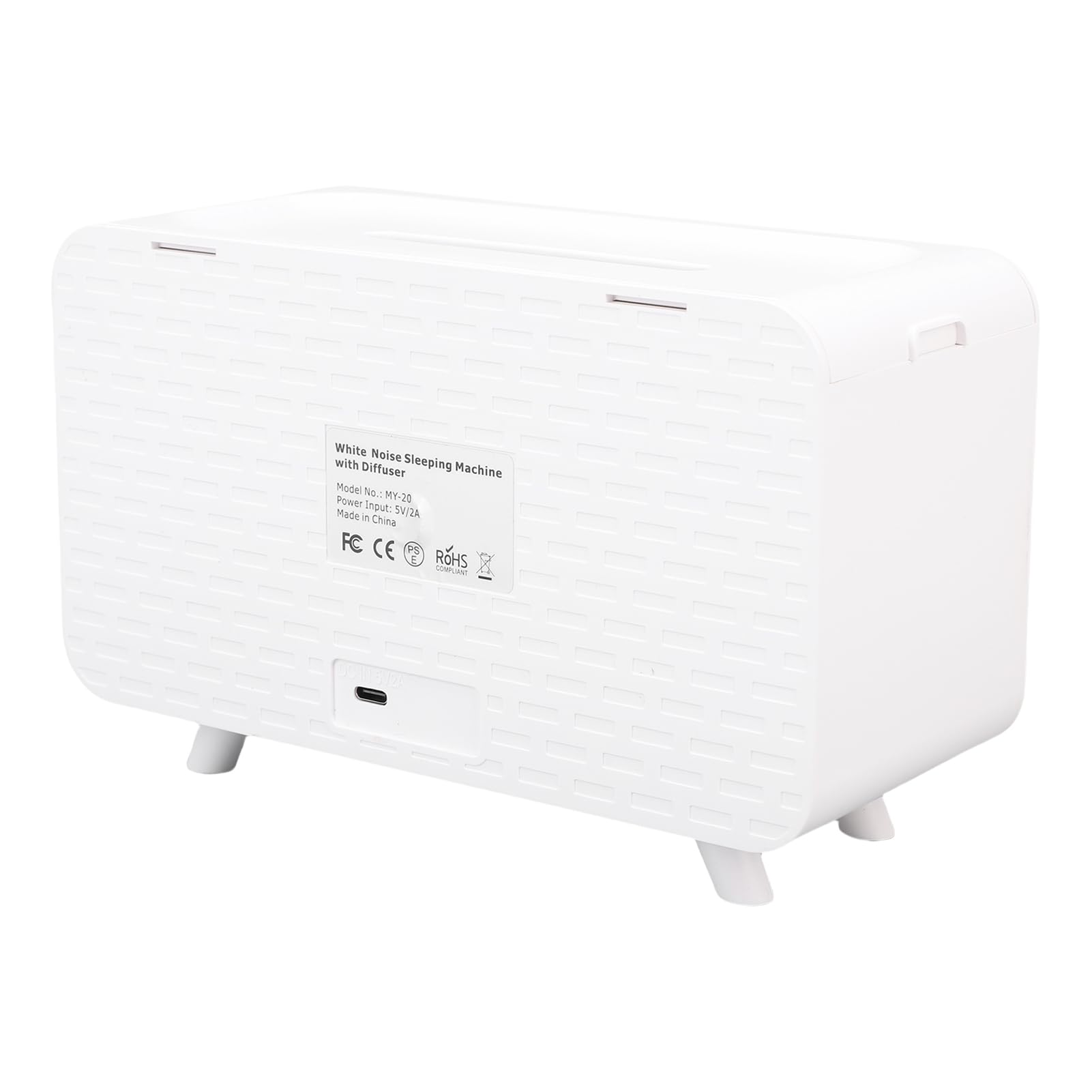 Topiky White Noise Machine mit Luftbefeuchter, 3-in-1-Diffusor für ätherische Öle, Soundmaschine, Bluetooth-Lautsprecher, Nachtlicht für Schlafzimmer, Baby-Einschlafhilfe, 150 Ml, Automatische