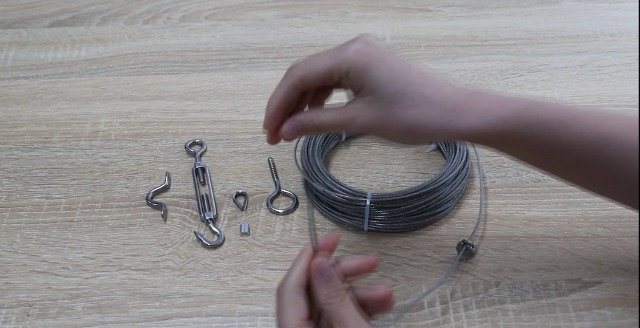 Set Cavo Acciaio Inox 30m Con Accessori - Per Piante Rampicanti, Stendibiancheria, Luci Esterne, Ø3mm - Foto 9