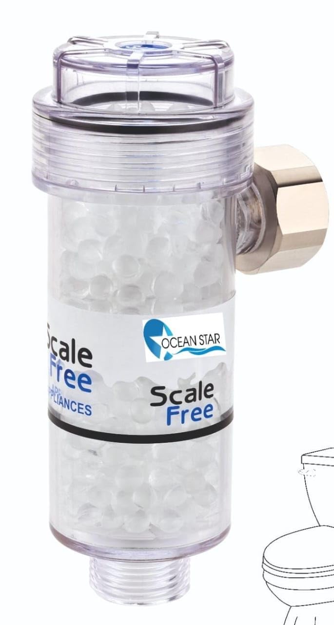 OCEAN STAR Hard Water Softner Scale Free/Conditioner for Washing Machine, Geyser, Dish Washer 1/2 Inch (B0DDY46G4Z) Amazon Price History, Amazon Price Tracker