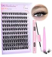 D Curl Lash Extension Kit Wispy Lash Clusters Eyelash Extension Kit Lash Clusters Kit Individual ...