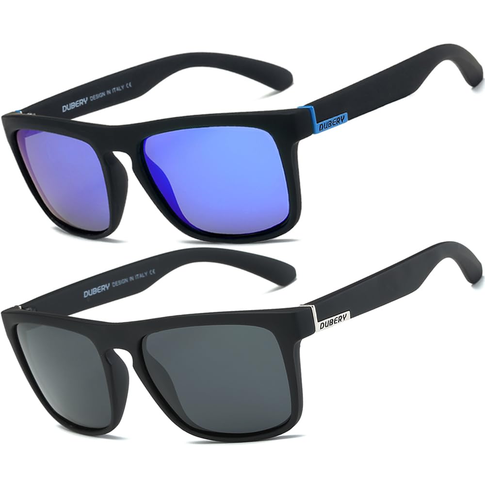 HGDGearsMens Sunglasses Polarized With UV400 Protection Lightweight Frame Sun Glasses for Outdoor