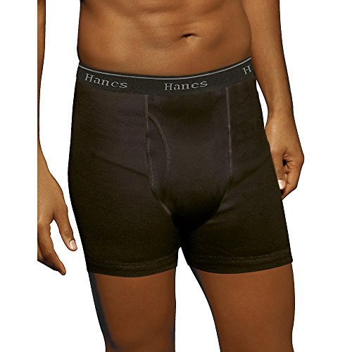 Hanes Men's Assorted 4-Pack Dyed Boxer Brief L