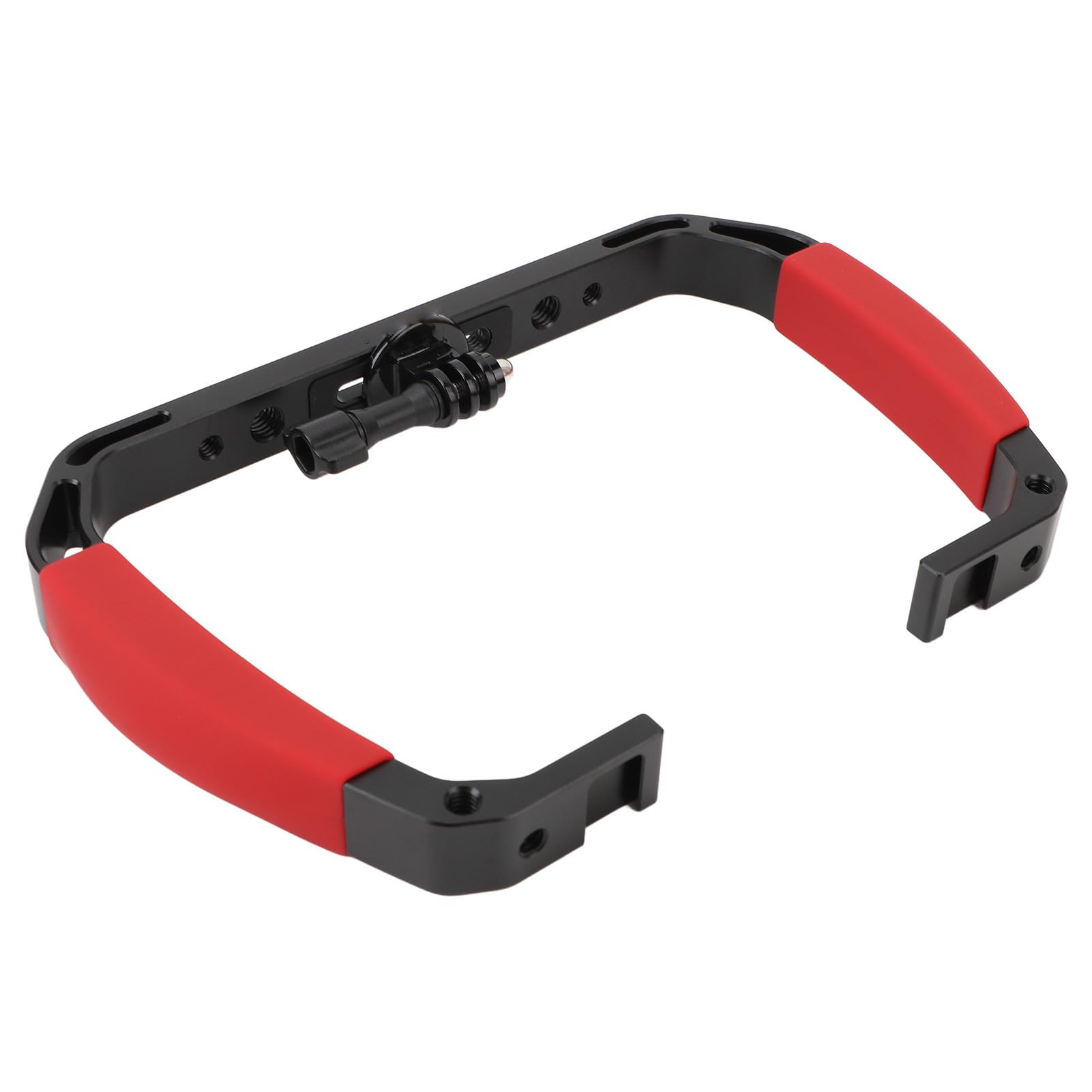 Underwater Diving Rig Stabilizer with Non Slip Grip for Action Camera Handle - for Diving Enthusiasts and Videographers - Aluminium Alloysilicone (Red)