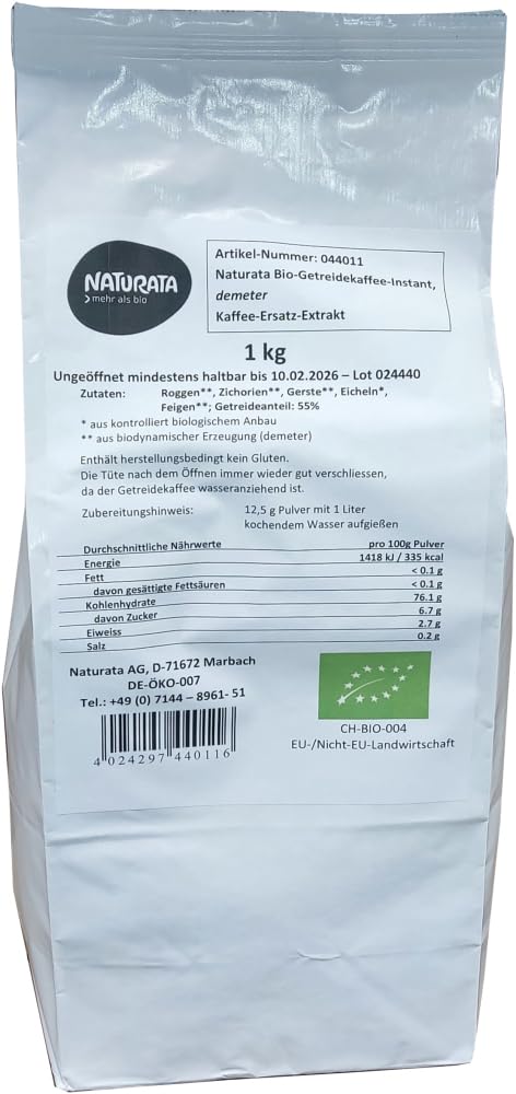 Getreidekaffee, Instant, Bulk 2 x 1 kg