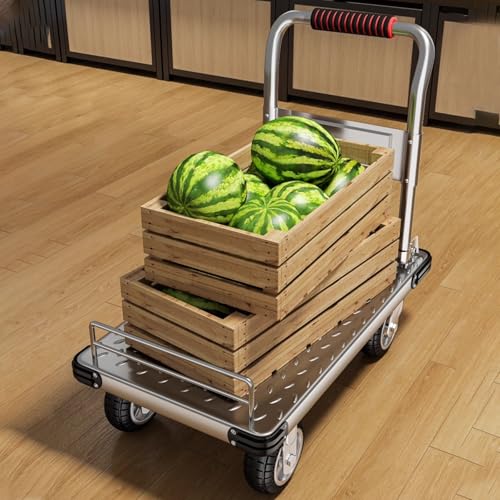 Chariot à plateforme amovible pliable polyvalent pour école 73cm