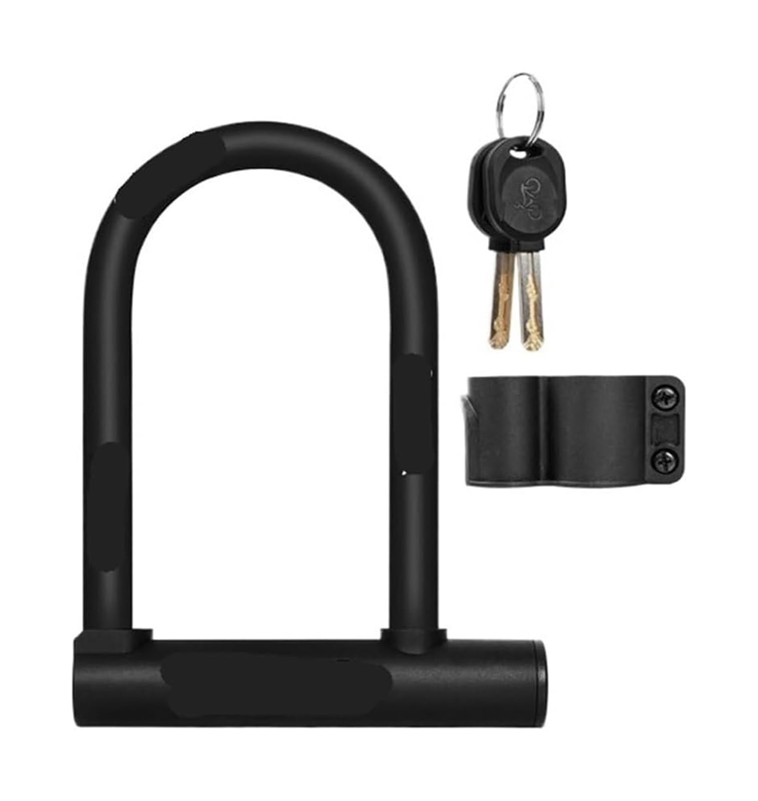Giveduno Black Bicycle Lock, U Lock Bicycle Steel Security