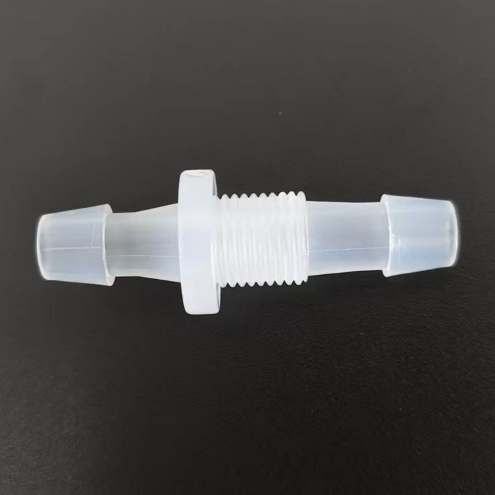 Accesorios de manguera de plástico reutilizables, 50 conectores de grado alimenticio para acuarios y laboratorios, rosca macho M12, 5/16 pulgadas