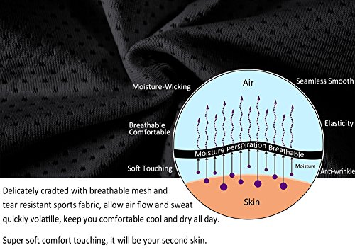 Yianna Strappy Padded Sports Bra For Women Activewear Medium Support Workout Yoga Bra Tops, Ya-Bra147-Black-L #TOP5