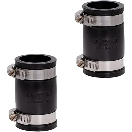 1-1/4 Inch Flexible PVC Pipe Coupling