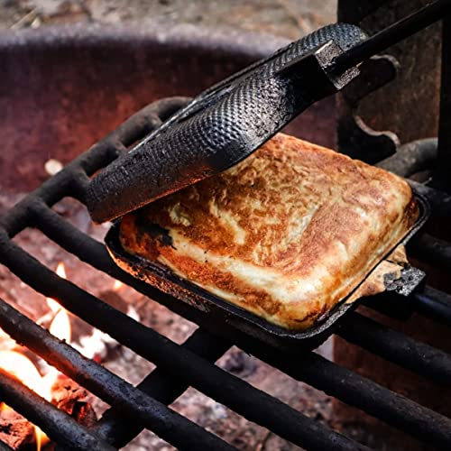 AILITOR Cast Iron Camp Pie Iron Sandwich Maker 2-Pack - Image 6