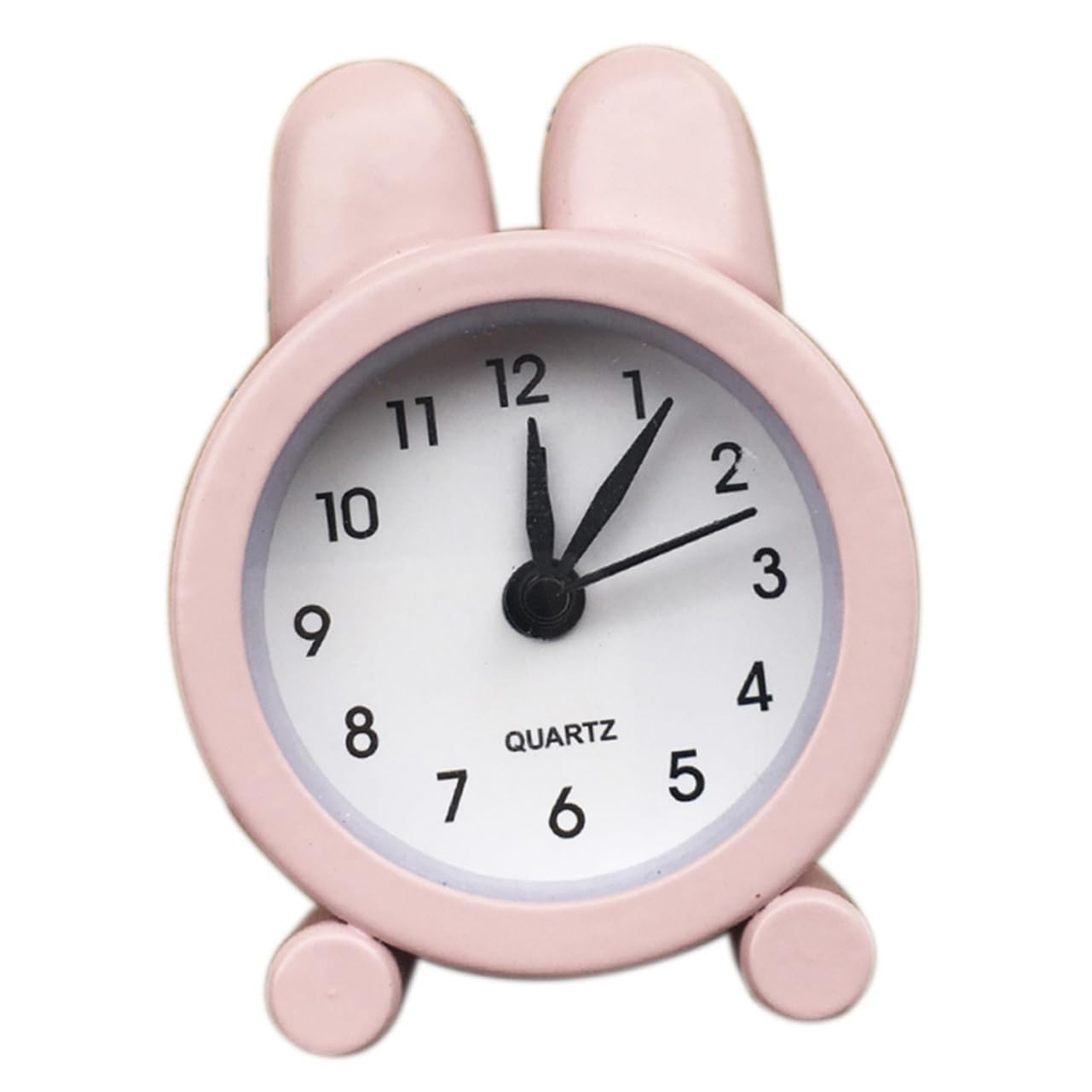 PRETYZOOM 1pc Metal Rabbit Ear Alarm Clock Simple Boys and Girls Wake-up Device for Dorm Study Room