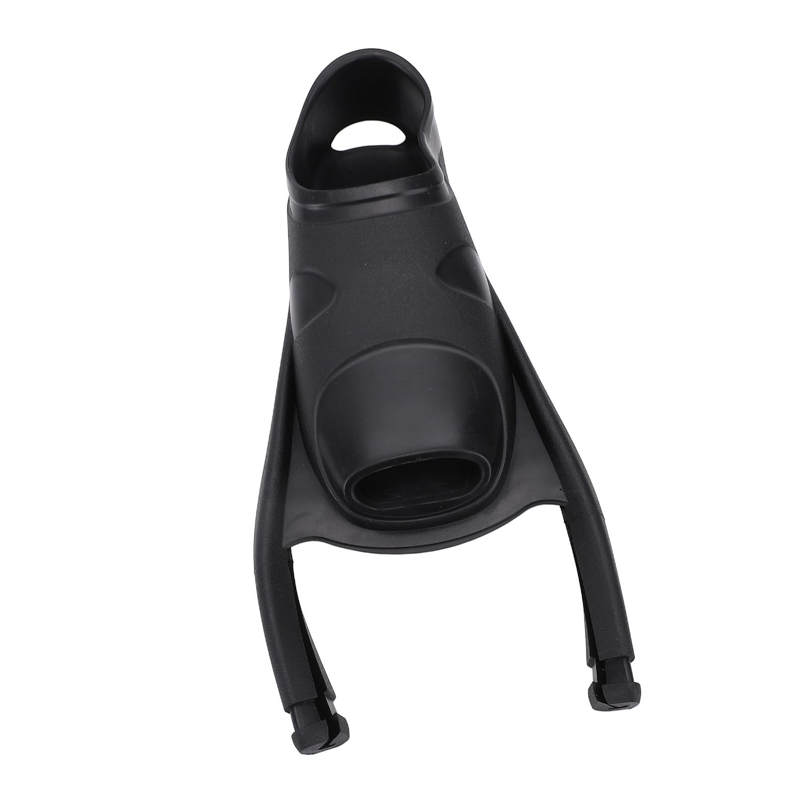 Pinne da apnea ad alte prestazioni in TPR, con lama lunga, copripiedi per immersioni subacquee, snorkeling e nuoto professionale, colore nero, 1 pezzo. (XL (45-46))