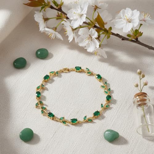 Image of Fashion Frill Tulip Bracelets For Women Stylish | Gold Plated Bracelet For Girls Stylish | Stainless Steel Jewellery For Woman Bracelet | Adjustable Hand Bracelet Set For Women | Birthday Gifts For Woman, Girls