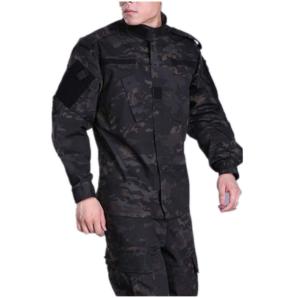 Paintball Airsoft Tactical Suits męska kurtka myśliwska mundur kurtka Camo Shirt & Pants z paskiem do strzelania do gry wojny myśliwskiej