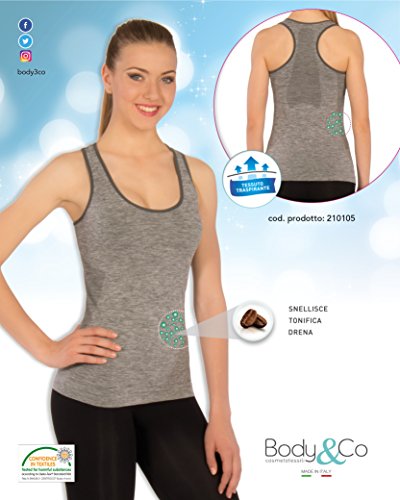 Body&Co Canotta Sportiva Snellente con