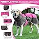 HezzLuv Wasserdicht Hundejacke, Reflektierend Winddicht Hundemantel, Warme Wintermantel mit Weichem Fleecefutter für Kleine bis Große Hunde Haustier Outdoor Camping und Wandern bei Kaltes Wetter