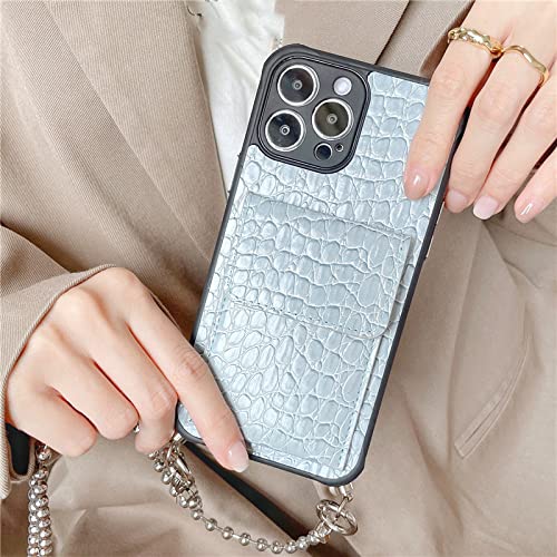 Fente pour carte en cuir étui collier iPhone 11 Pro Max antichoc