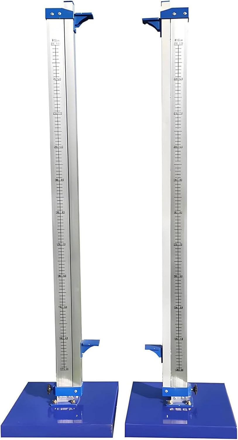 Track and Field High Jump Standards for Competition,1 Pair Training High Jump Stands Aluminum,Movable High Jumping Stands Height Tester